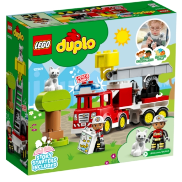 LEGO DUPLO, Rescue Fire Truck Building Toy - Picture 8 of 8